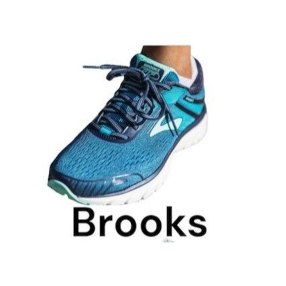 Brooks Green and White Athletic Shoes with Cushioned Support - Picture 2 of 11